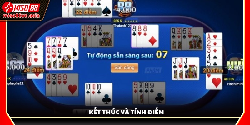 Cách xác định kết quả và tính điểm sau mỗi ván 